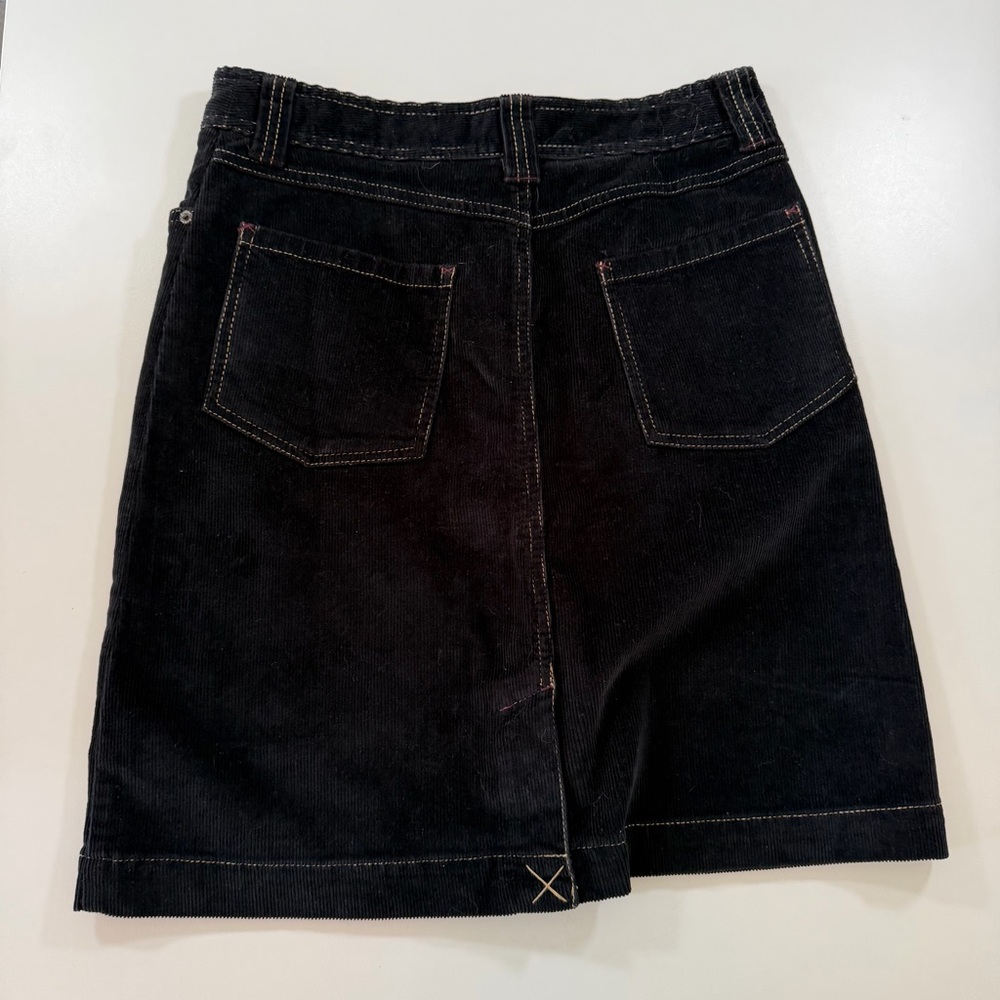 Boden Black Cord Mini Skirt - Picture 11 of 12